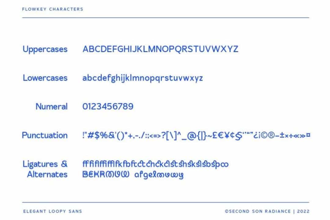Flowkey Font Image 3
