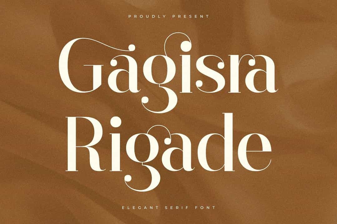 Gagisra Rigade Font Image 1