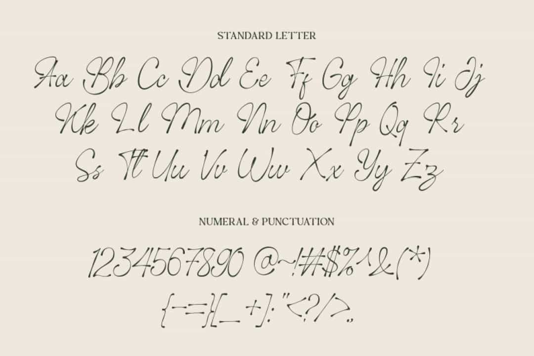 Clark Smith Font Image 3