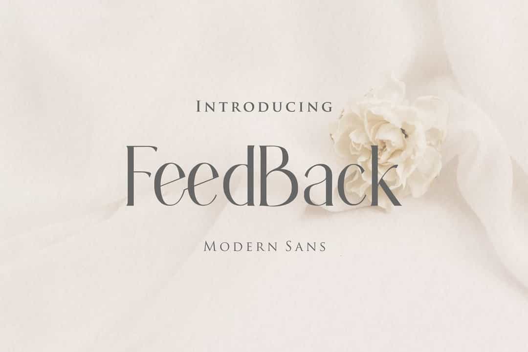 Feedback Font Image 1