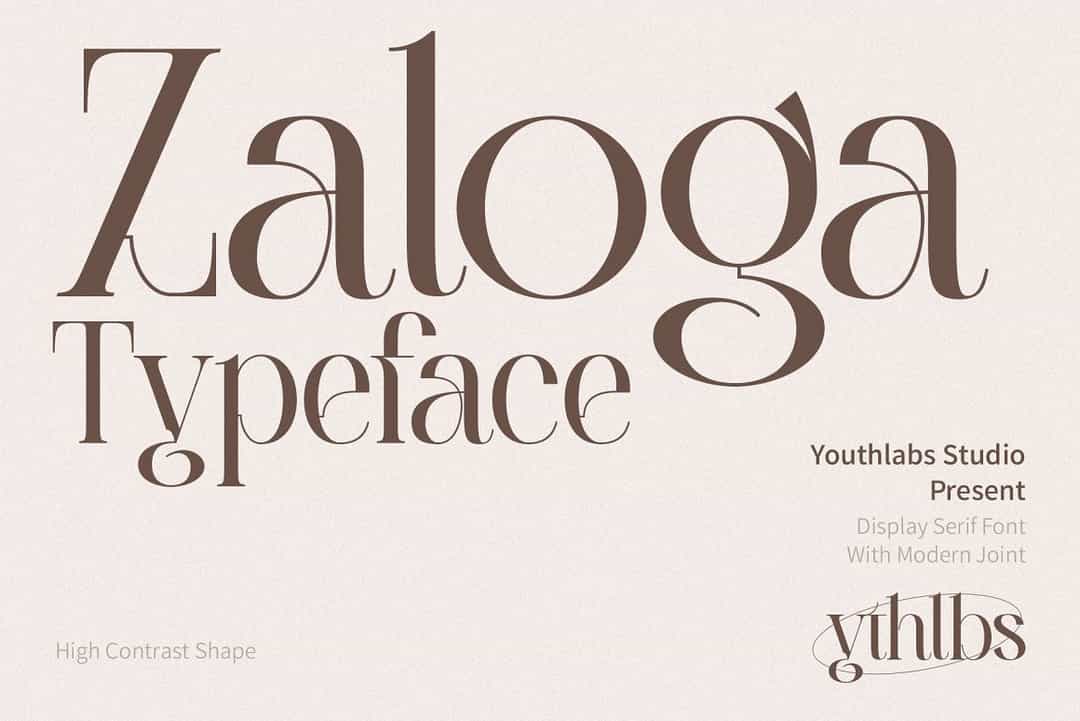 Zaloga Font Image 1