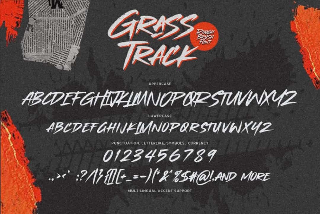 Grasstrack Font Image 3