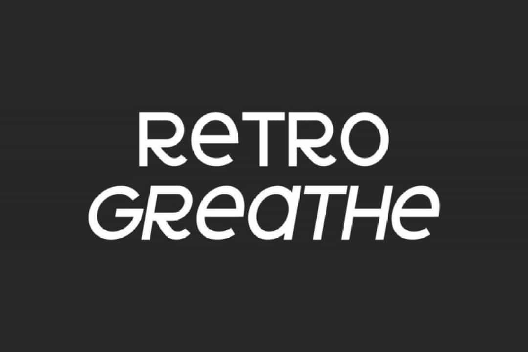 Retro Greathe Font Image 1