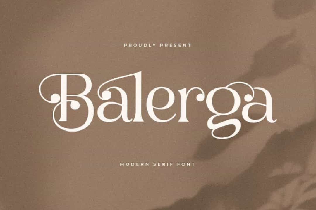 Balerga Font Image 1