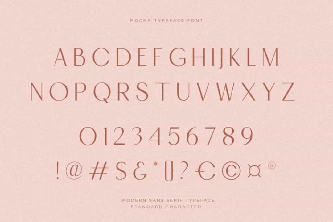 Mocha Font Image 3