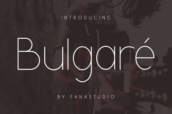 Bulgare Sans Font Image 1