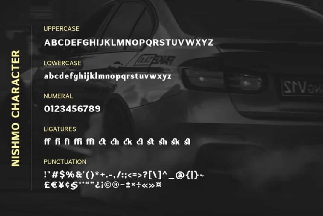 Nishmo Font Image 3