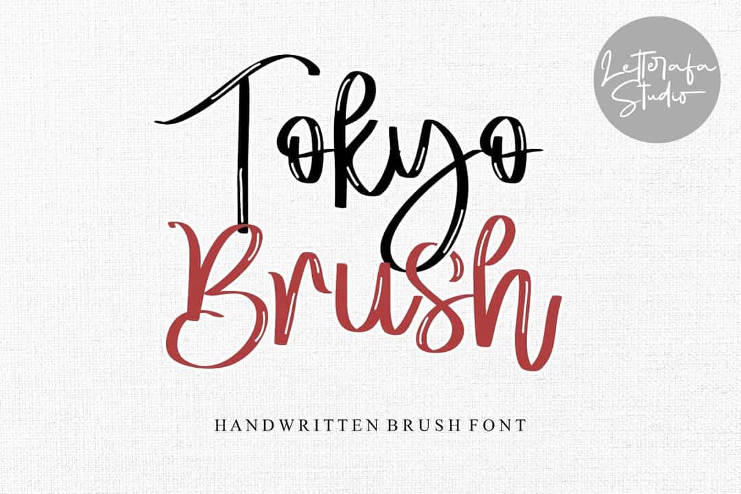 Tokyo Brush Font Image 1