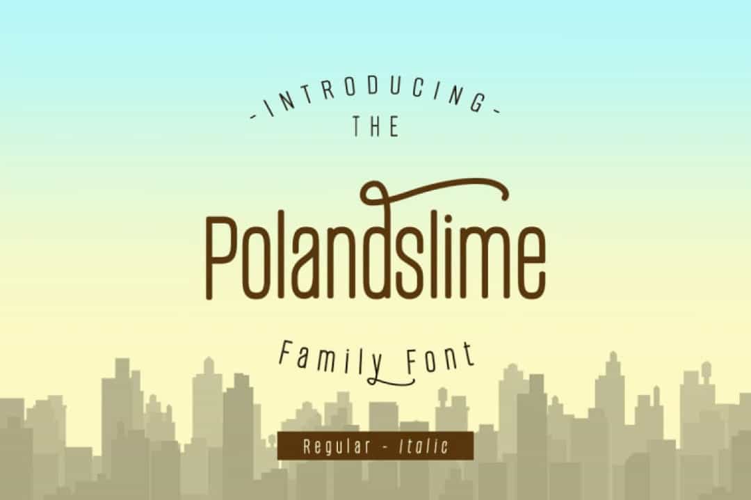 Polandslime Font Image 1