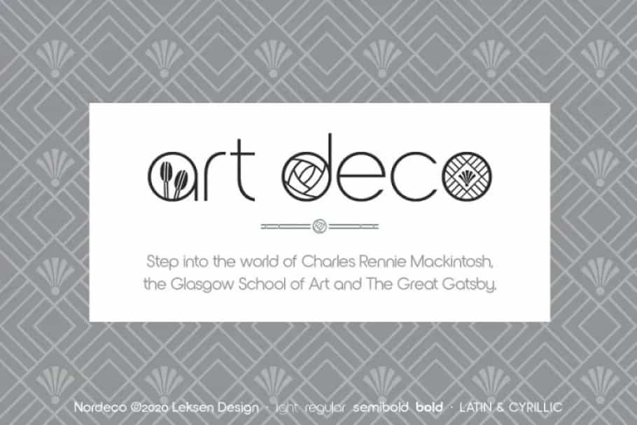 Nordeco Font Image 2