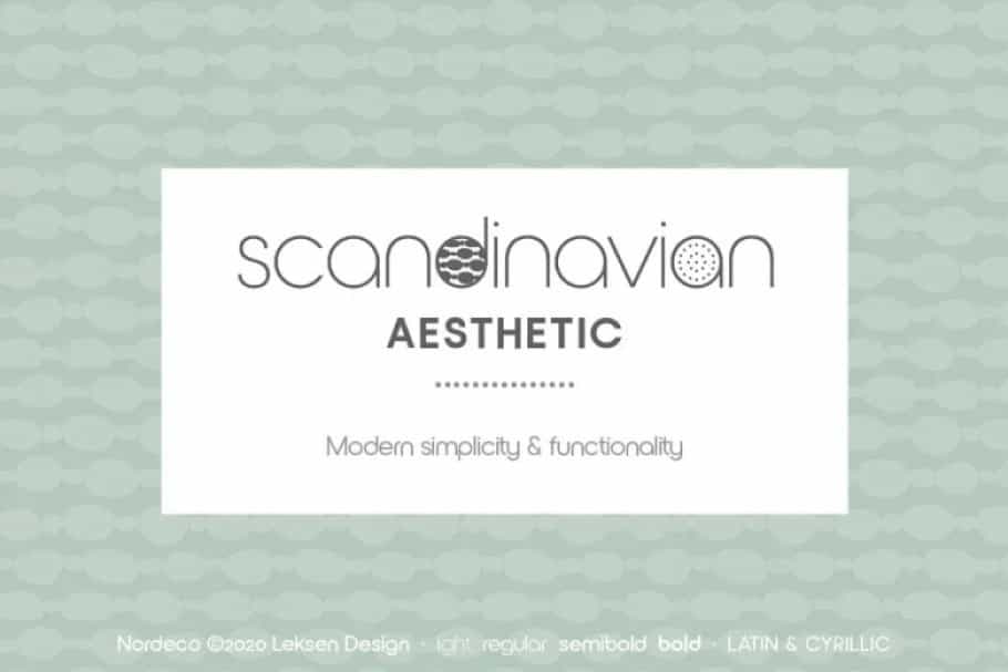 Nordeco Font Image 3