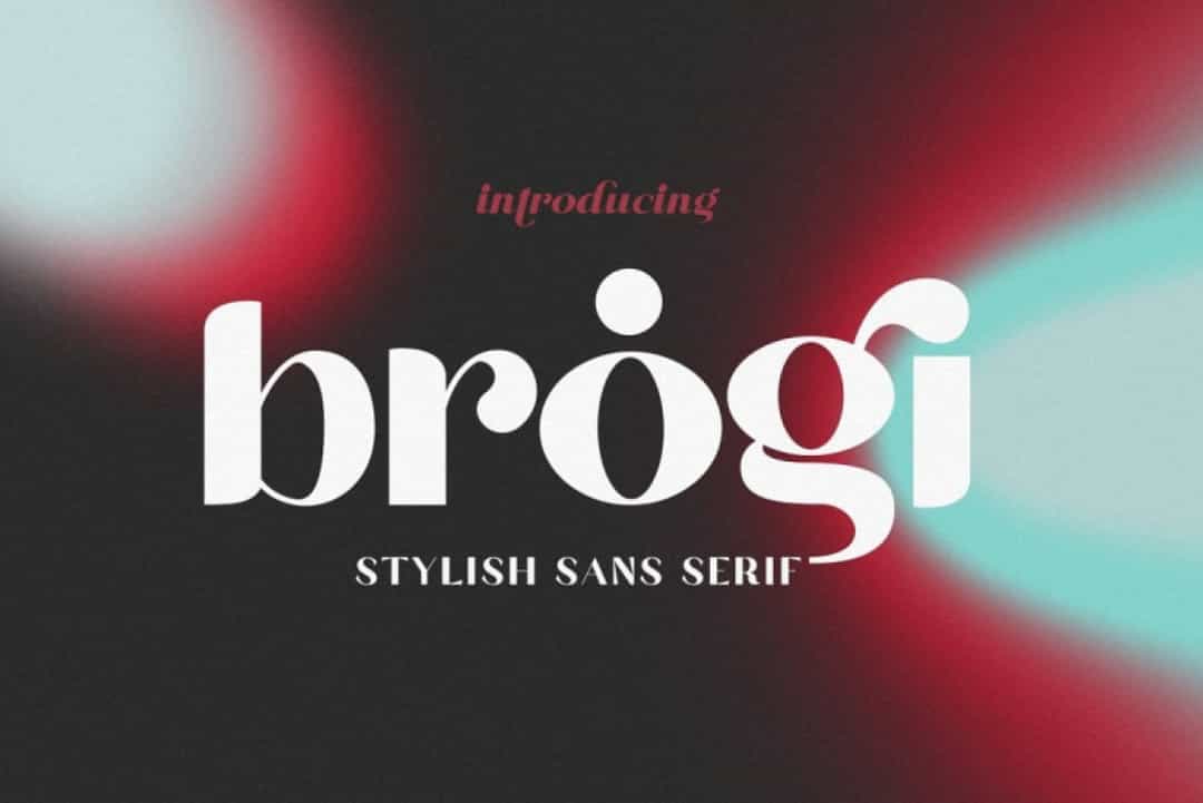 Brogi Font Image 1