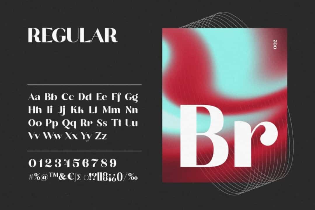 Brogi Font Image 3