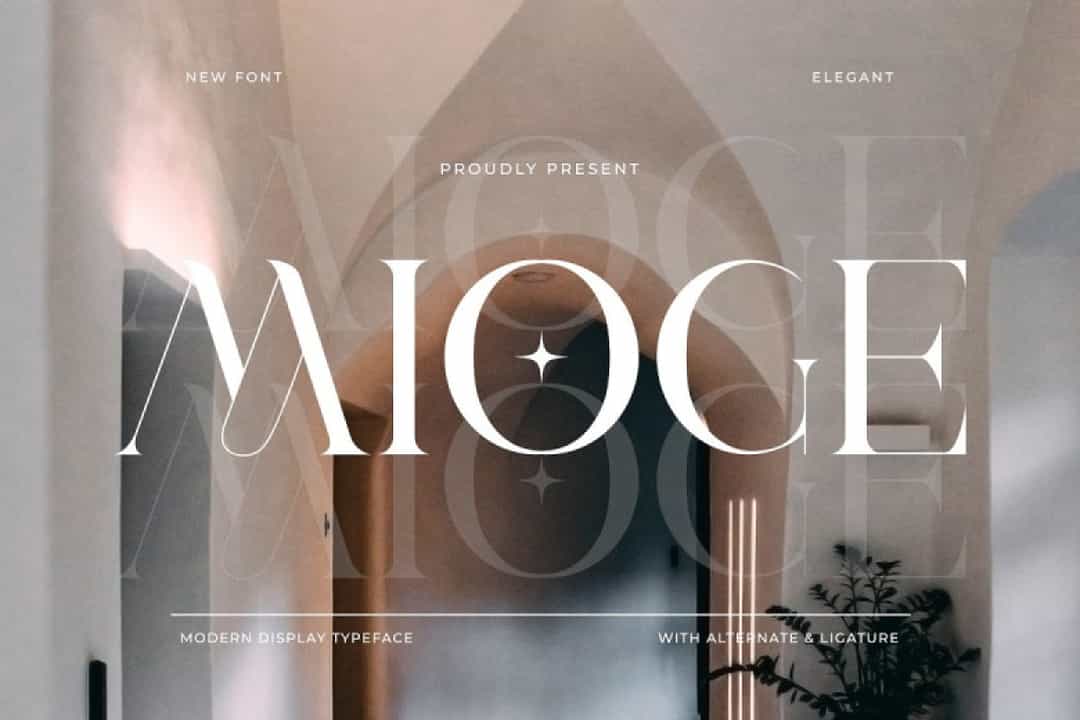 Mioge Font Image 1