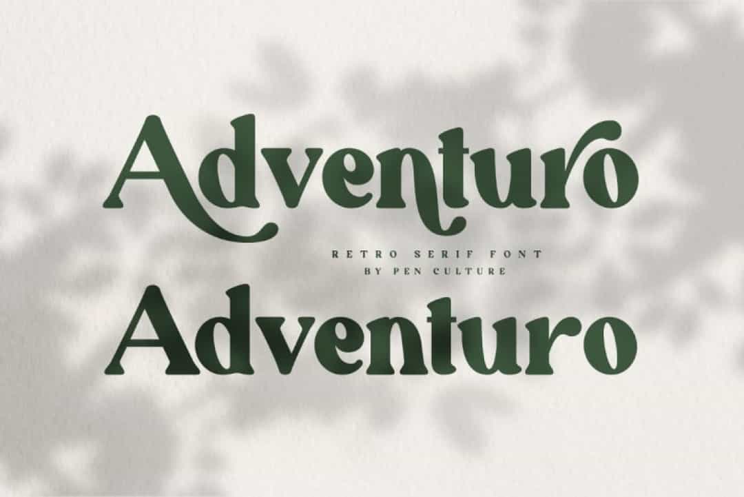 Adventuro Font Image 1