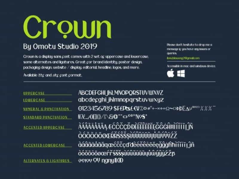 Crown Typeface Image 3