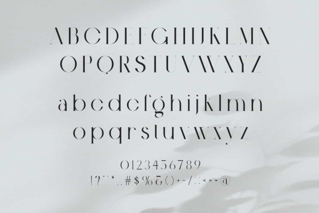Mallnote Font Image 3