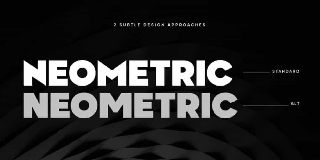 Neometric Font Image 2