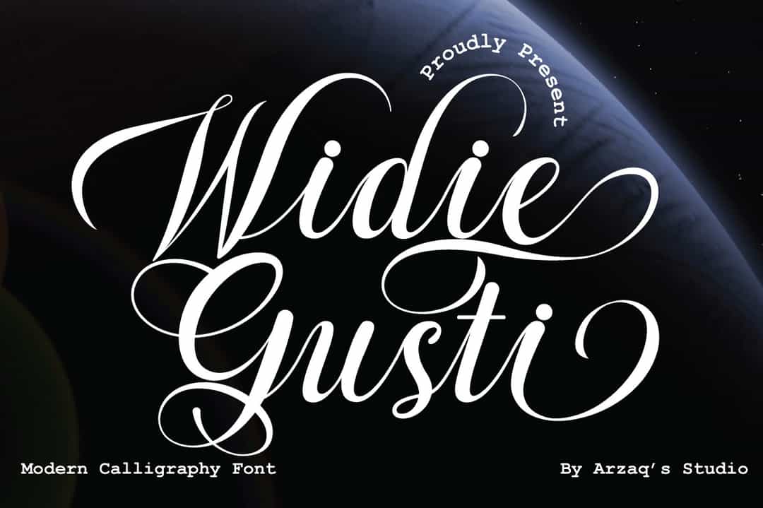 Widie Gusti Font Image 1