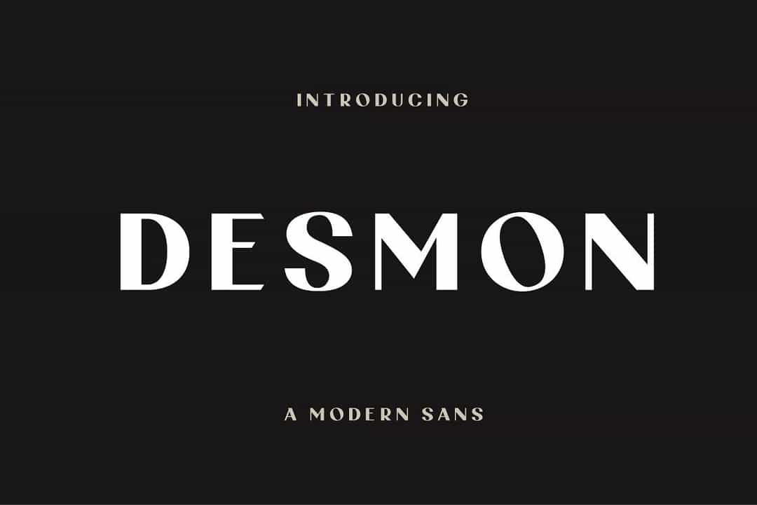 Desmon Font Image 1