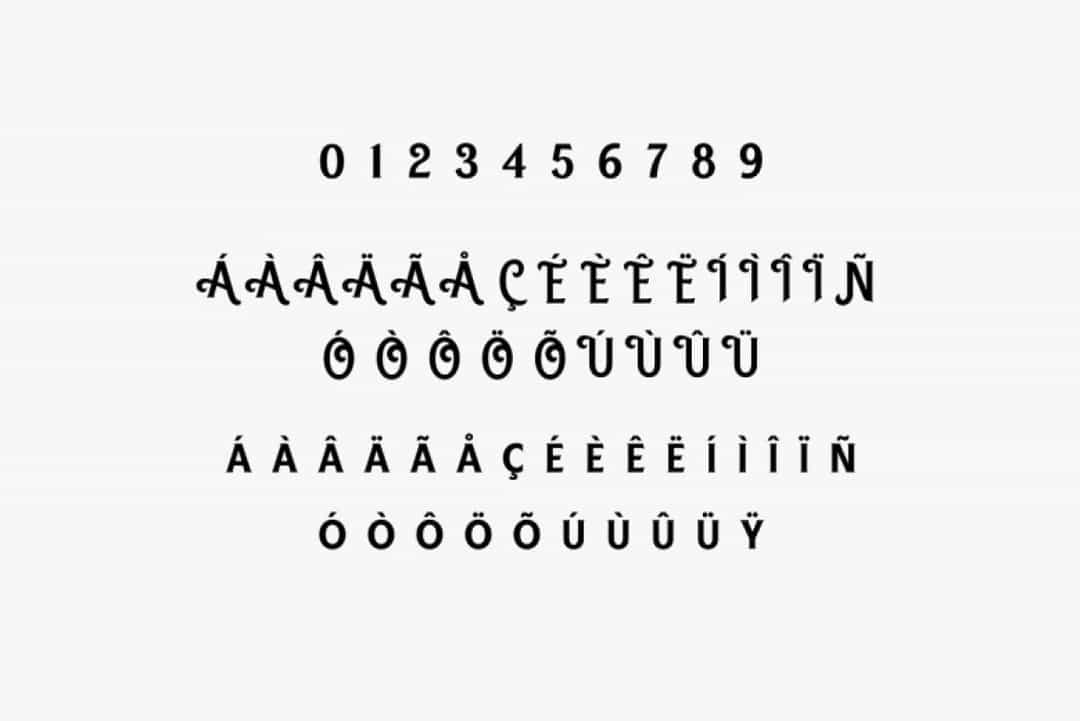 Black Gumners Font Image 3