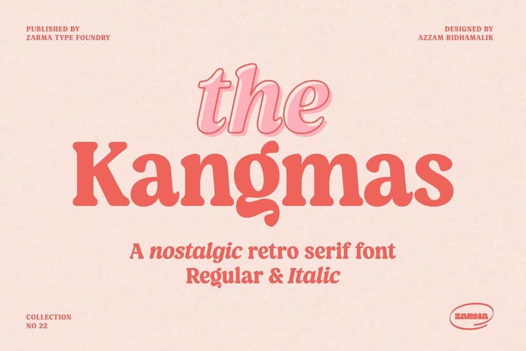 Kangmas Font Image 1