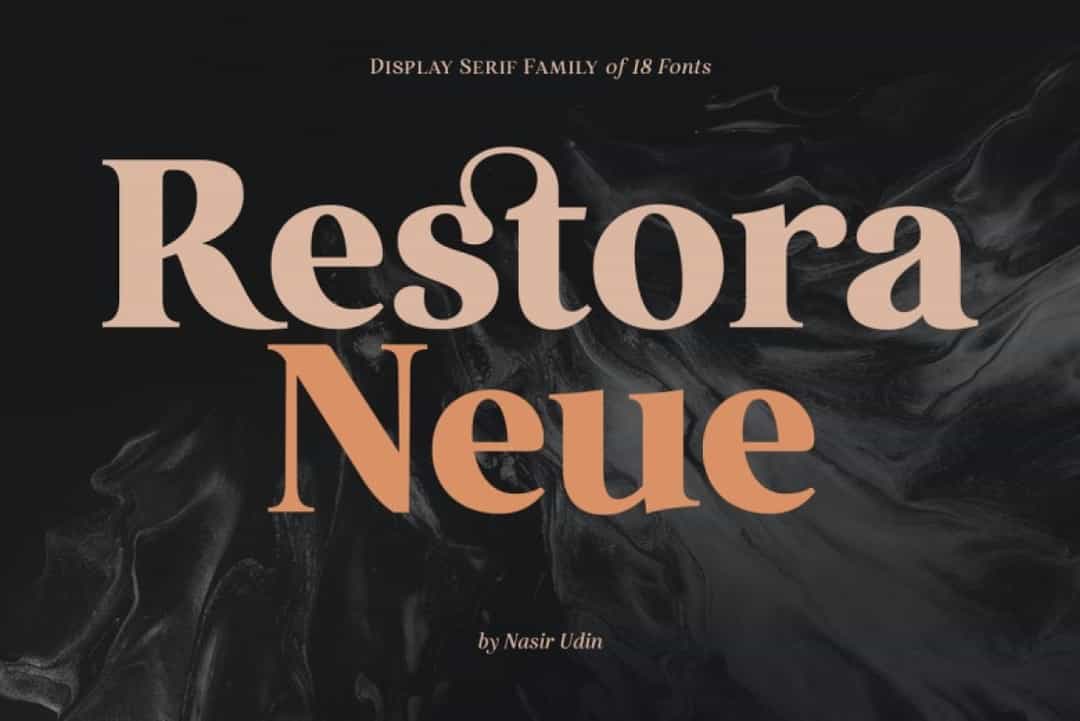 Restora Neue Font Image 1