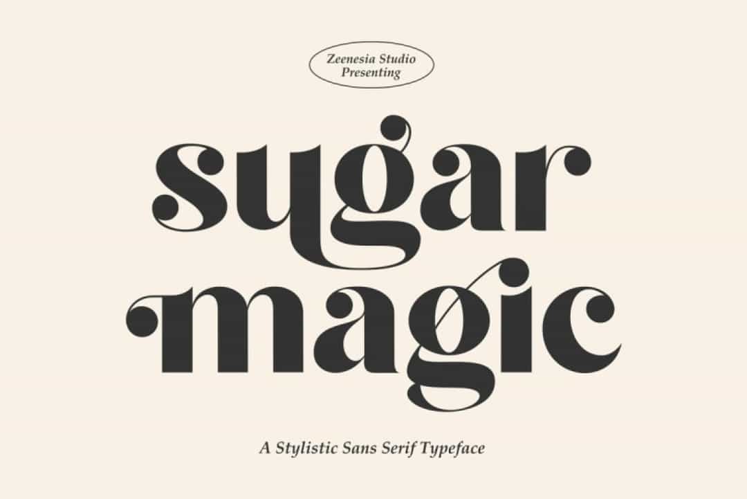 Sugar Magic Font Image 1
