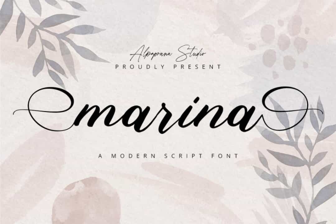 Marina Font Image 1