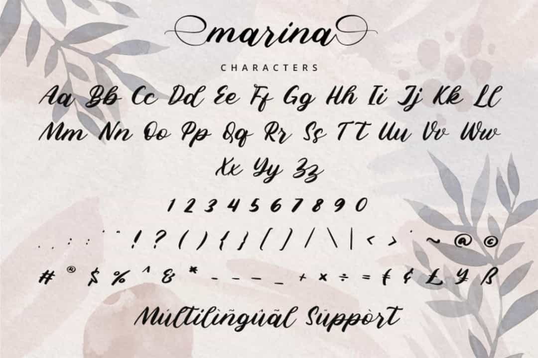 Marina Font Image 3