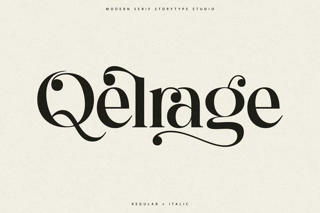 Qelrage Font Image 1