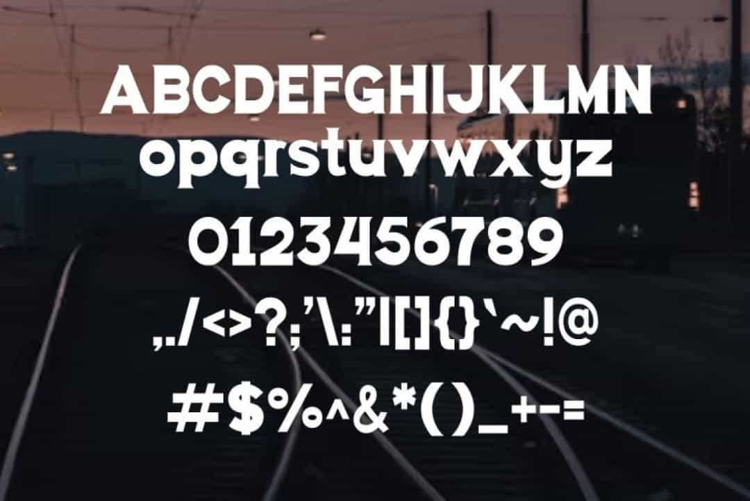 Nergon Font Image 3