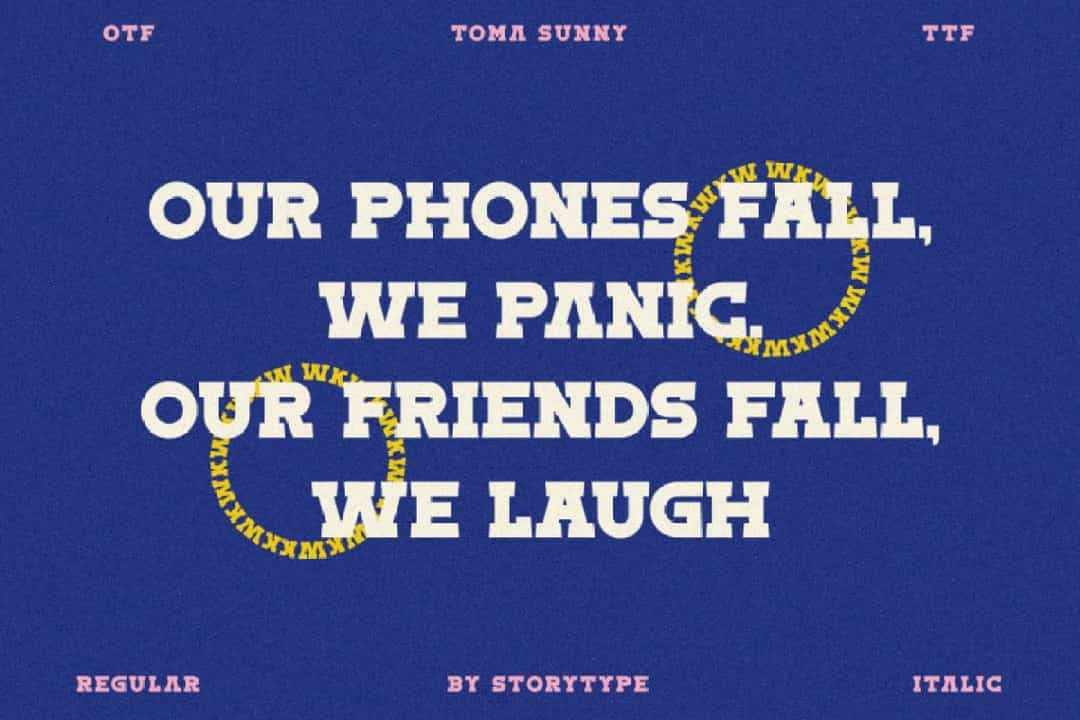 Toma Sunny Font Image 2