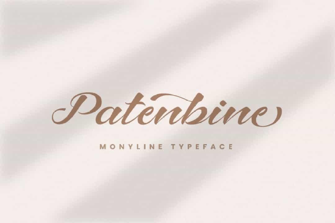 Monyline Font Image 2