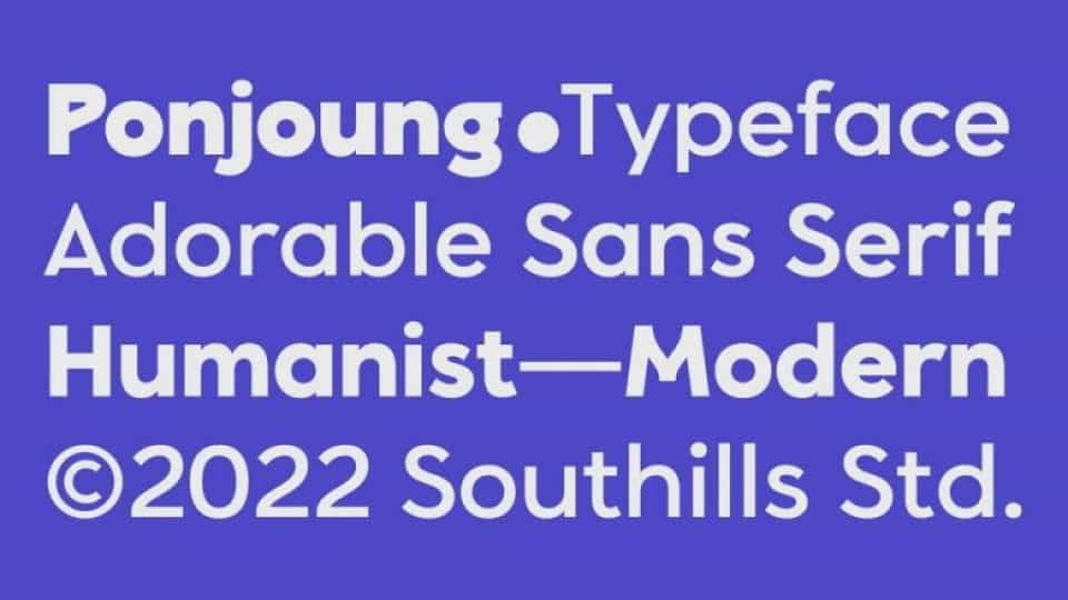 Ponjoung Font Image 2
