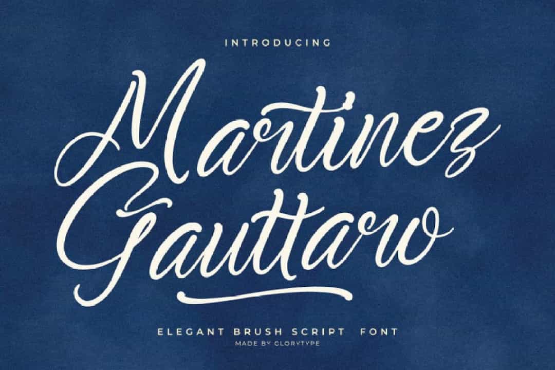 Martinez Gauttaro Font Image 1