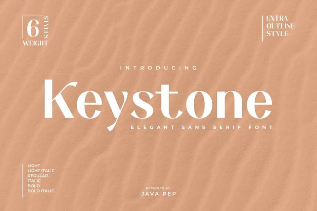 Keystone Font Image 1