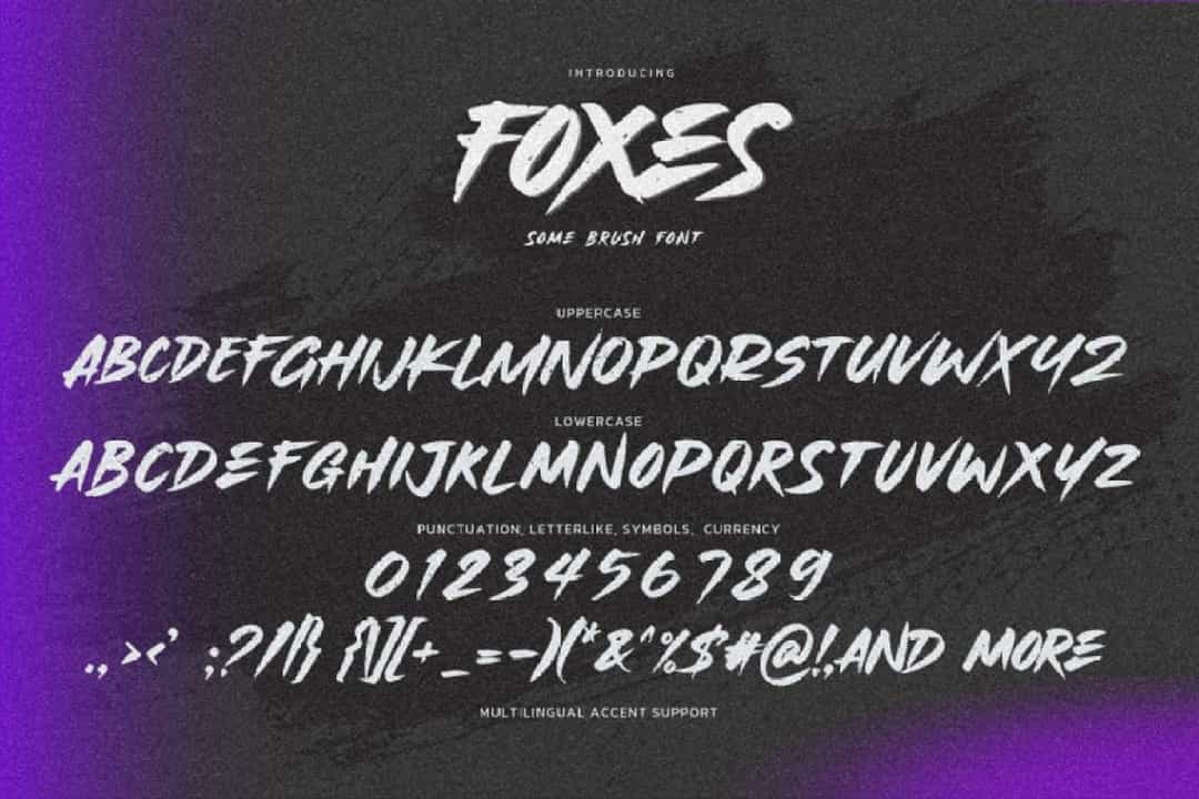 Foxes Font Image 3