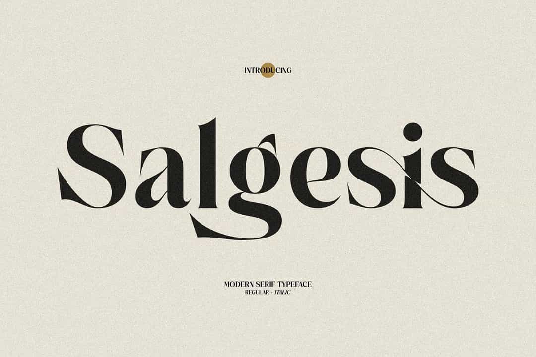 Salgesis Font Image 1
