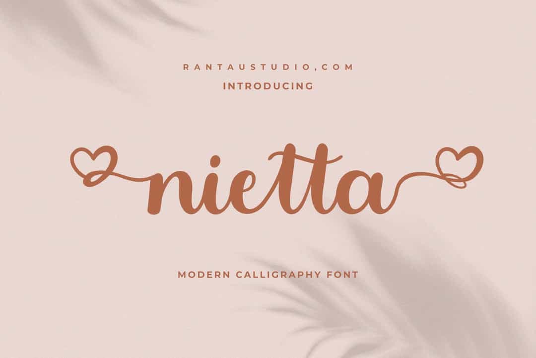 Nietta Font Image 1