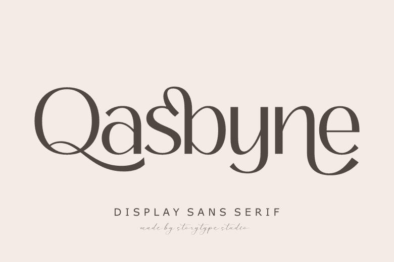 Qasbyne Font Image 1