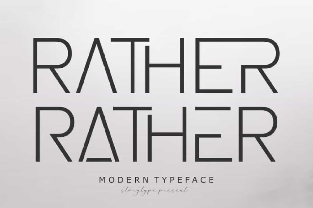 Rather Font Image 1