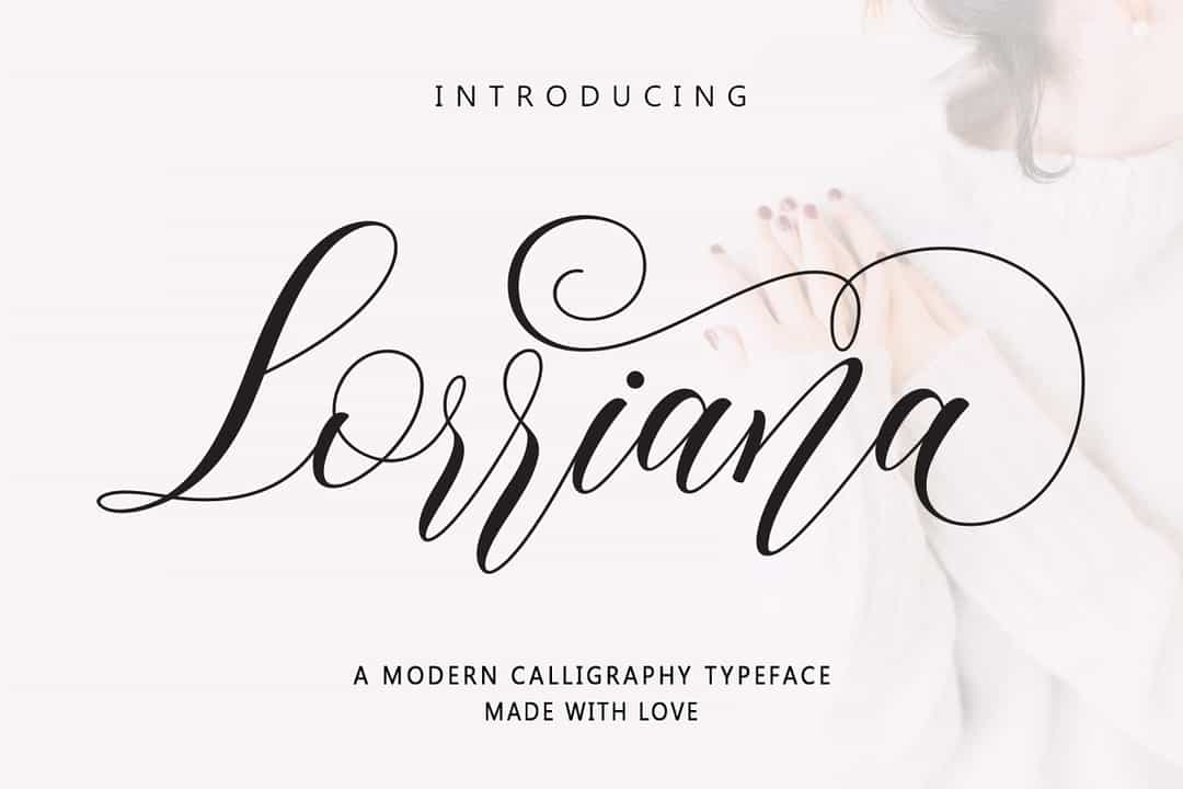 Lorriana Script Font Image 1