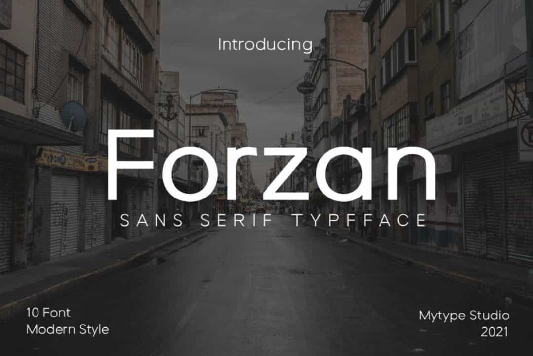Forzan Font Image 1