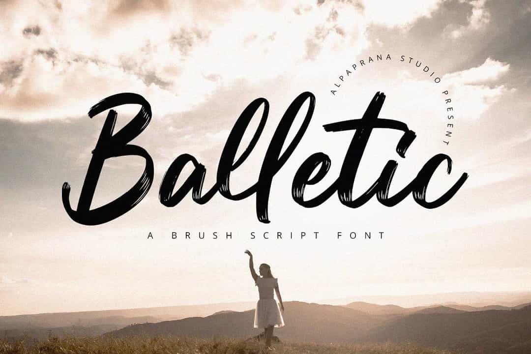 Balletic Font Image 1