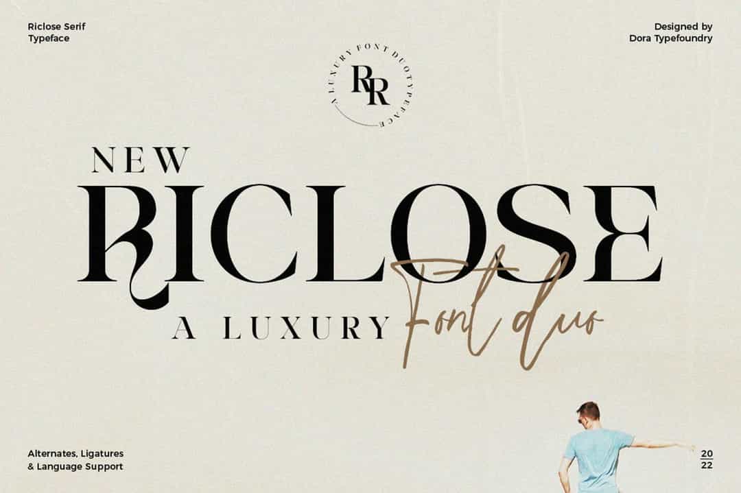 Riclose Font Image 1