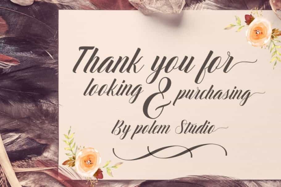 Chietah Calligraphy Font Image 3