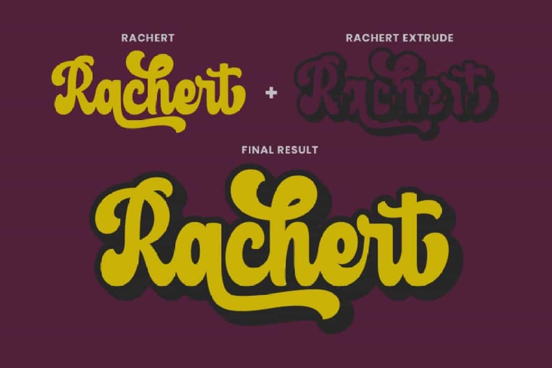 Rachert Font Image 2
