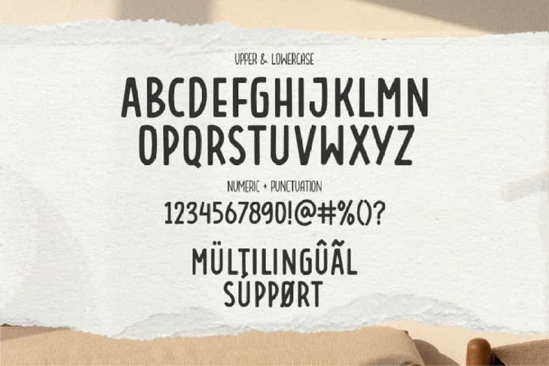 Breaked Font Image 3