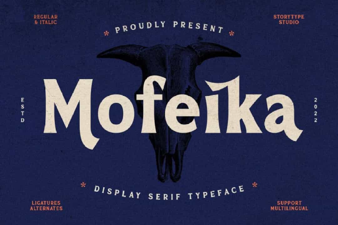 Mofeika Font Image 1